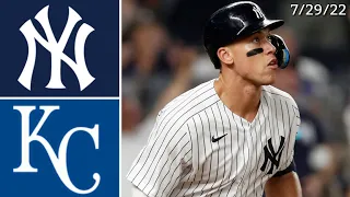 New York Yankees Vs. Kansas City Royals | Game Highlights | 7/29/22