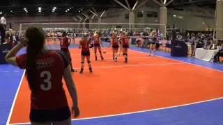 Wi Jrs 16-1s vs NKYVC 16-1 Tsunami (Set 2 of 2) Pres Day St. Louis 2-13-16