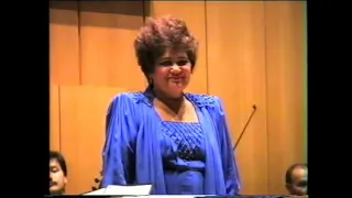 Великая оперная певица МАРИЯ БИЕШУ, Концертный Зал им  Глинки, МОСКВА, 1994 год