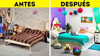 MANERAS FÁCILES DE MEJORAR TU DORMITORIO || TRUCOS GENIALES PARA ORGANIZAR Y DECORAR TU HOGAR