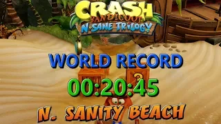 N.Sanity Beach World Record [PS4] 00:20:45 - Crash Bandicoot N Sane Trilogy