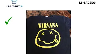 Nirvana vintage & bootleg shirts collection
