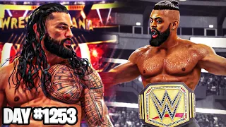 CAN I BEAT ROMAN REIGNS RECORD? (WWE 2K24 MyRise Finale)