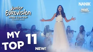 MY NEW TOP 11 + Revamps 🇲🇹 🇷🇺 🇵🇱 (so far) - Junior Eurovision 2020 | NANIK ESC