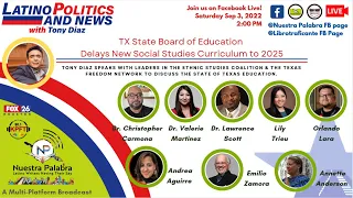 Latino Politics and News: TX State Board of Education Delays New Social Studies Curriculum to 2025