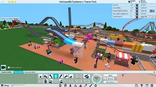 How to get the "Nice Theme Park!" Achievement in Theme Park Tycoon 2 | ROBLOX Tutorial (with Mic) P2