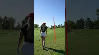 I Tried the Happy Gilmore Golf Swing!! (Play a Hole With Me!)