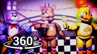 360°| Rockstar Band Show!! - Freddy Fazbear's Pizzeria Simulator (FNAF 6) [SFM] (VR Compatible)