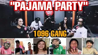 1096 GANG - "PAJAMA PARTY" LIVE ON WISHBUS / REACTION COMPILATION