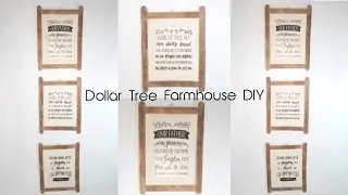 Spring DIY Challenge 2020| Farmhouse Decor| Dollar Tree DIY