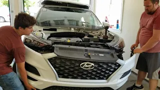 HOW TO REBUILD THE FRONT END OF A HYUNDAI TUSCON! Rebuild Part 2