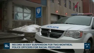 Record suspension for two Montreal police officers