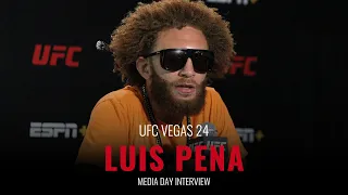 UFC Vegas 24: Luis Pena full media day interview