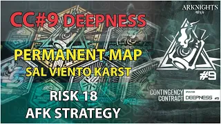 [Arknights] CC9 Risk 18 AFK Strategy (Day 1) | CC#9 Operation Deepness