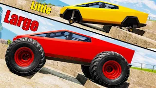 Large vs Little Wheels #29 - Beamng drive