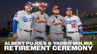 Albert Pujols & Yadier Molina Retirement Ceremony