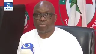 Ayo Fayose Picks Presidential Nomination Form For PDP
