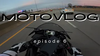 Chill ride home on the zx6r (Pure Sound) | MotoVlog Ep6