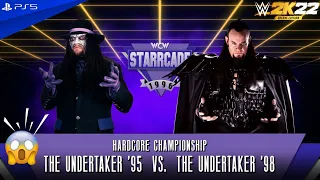 UNDERTAKER (98) VS UNDERTAKER (95) - Hardcore Championship - WWE 2K22