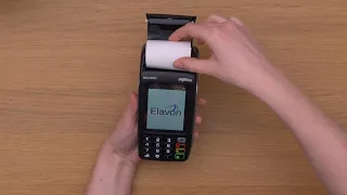 How to change a paper roll in your card machine