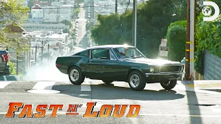 Behind the Scenes: Recreating the Famous Steve McQueen Bullitt Car Chase | Fast N' Loud