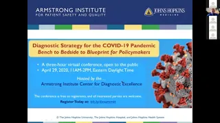 Diagnostic Strategy for the COVID-19 Pandemic – Bench to Bedside to Blueprint for Policymakers