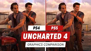 Uncharted: Legacy of Thieves Graphics Comparison: PS5 vs. PS4 Pro (Uncharted 4)