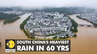 Close to half a million people displaced as Rainstorms, floods batter Southern China | English News