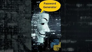 Python Password Generator | 100% Secure Password #shorts #password #hacker