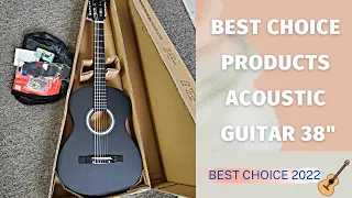 Best Choice Products 38" Acoustic Guitar Review & Unbox | Top Acoustic Guitar for Beginner