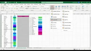 Excel VLOOKUP for Auto-Generating Yarn Color Names for Temperature Projects