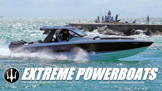 EXTREME POWERBOATS NO BULL! SHORT BUT LOADED! HAULOVER INLET | YACHTSPOTTER MIAMI