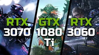 RTX 3070 vs GTX 1080 Ti vs RTX 3060 - Test in 9 Games