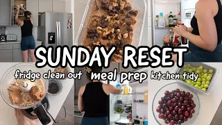 SUNDAY RESET Fridge Clean Out, Meal Prep, Kitchen Tidy RESET For A Busy Week With Me