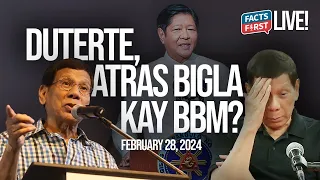 Duterte: Di ko sinabing drug addict si BBM