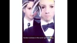 Tyler and Josh at the Grammy's