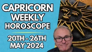 Capricorn Horoscope - Weekly Astrology - from 20th to 26th May 2024