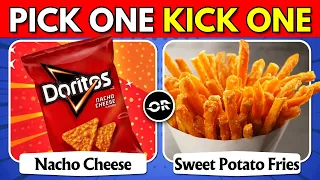 Pick One Kick One:- 🍔 Junk Food Vs. Healthy Food 🥗💪🏻