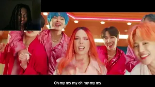 Black person reacts to BTS (방탄소년단) '작은 것들을 위한 시 (Boy With Luv) (feat. Halsey)' Official MV