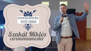 Szakál Miklós, ceremóniamester, műsorvezető/KISSFILM.HU