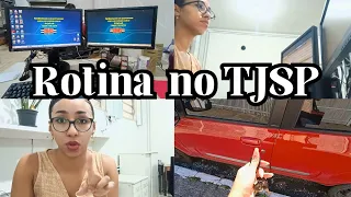 VLOG TJSP ⚖️ O que faz um Escrevente Técnico Judiciário? Um dia no TJSP comigo - BRUNA ARAUJO