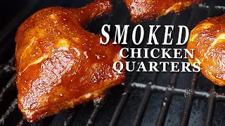 Smoked Chicken Leg Quarters | Honey BBQ Chicken Quarters on the Pit Boss Austin XL