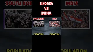 SOUTH KOREA vs INDIA Military STRENGTH Comparison 2022 - MOST POWERFUL ARMY in the world #SHORT