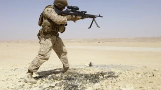 M240 Bravo Standing Shoulder Fire