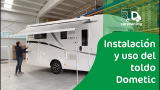 Instalación de los toldos en las autocaravanas. Recomendación para toldo Dometic en BTD Caravaning.