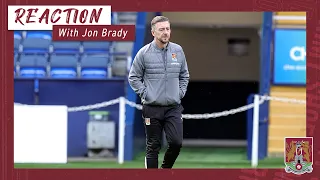 Jon Brady reflects on the loss at Bolton Wanderers