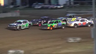 IMCA Stock Car Season Championship feature Independence Motor Speedway 8/24/19