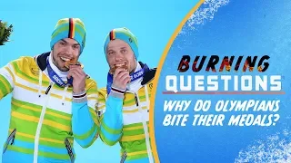 Why do Olympians bite their medals? | Burning Questions