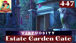 JUNE'S JOURNEY 447 | ESTATE GARDEN GATE (Hidden Object Game ) *Full Mastered Scene*