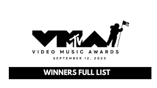 MTV VMA 2023 WINNERS FULL LIST